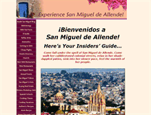 Tablet Screenshot of experience-san-miguel-de-allende.com